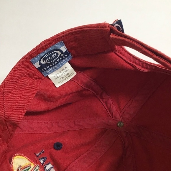 Bubba's Kauai Hawaii Hat Cheat Cap Ouray Sportswear Adjusts 100% Cotton Retro - Picture 5 of 9